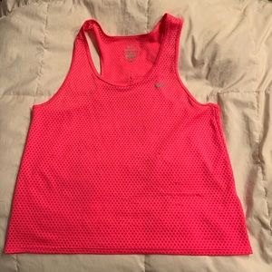 Neon Pink Nike Tank